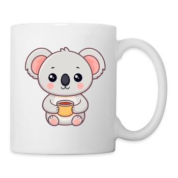 Kawaii Koala and Hot Mug - Mug - white - Right