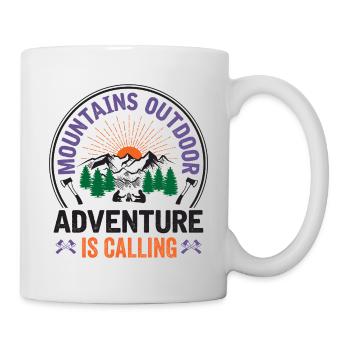 Mountains - Adventure is Calling - Mug - white - Right