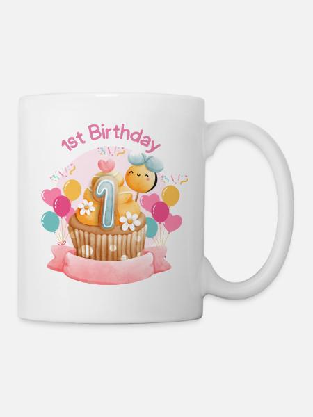 1st Birthday! - Mug - white