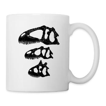 Giganotosaurus Allosaurus Carnotaurus - Tasse - Weiß - Rechts