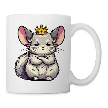 Chinchilla Chinchillas Chinchillabesitzer Nagetier - Tasse - Weiß - Rechts