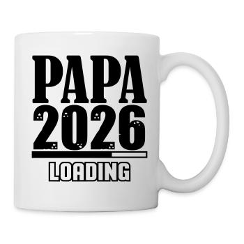 Papa 2026 Loading - Tasse - Weiß - Rechts