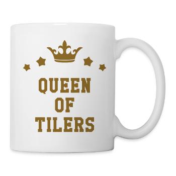 queen of tilers - Mug - white - Right