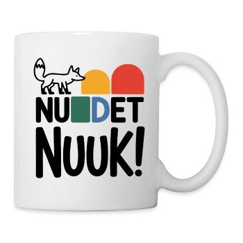 Nu Det Nuuk T-shirt Homme Minimaliste Groenland Design - Mug blanc - blanc - Droite
