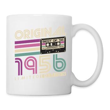 70e anniversaire 1956 Vintage Born Retro - Mug blanc - blanc - Droite