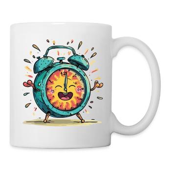 Sonnenwecker Jubelbild - Tasse - Weiß - Rechts