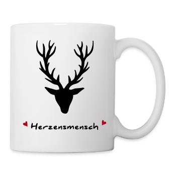 HirschLIEBE - The Original by heavenlygoods - Mug - white - Right