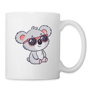 Koala Cool Pink Brille - Tasse - Weiß - Rechts