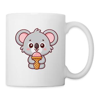 Koala gourmand à la glace pastel - Mug - white - Right
