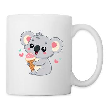 Koala gourmand pastel avec glace - Mug - white - Right
