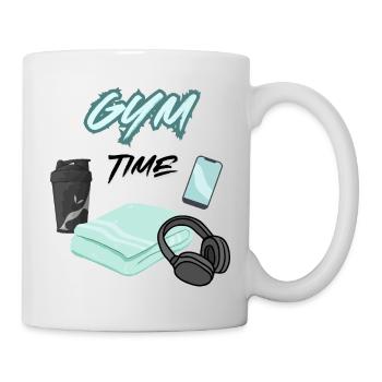 Temps de gym - Mug blanc - blanc - Droite