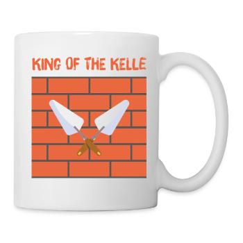 Maurer : Roi de la truelle - Mug blanc - blanc - Droite