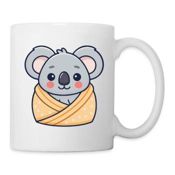 Koala-Pastell-Cozy Cocoon - Tasse - Weiß - Rechts