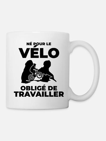Guadeloupe Cyclist Gift - Cycling Enthusiast Gift - Mug - white