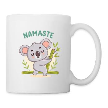 Koala Namaste Pastel Bamboo - Mug - white - Right