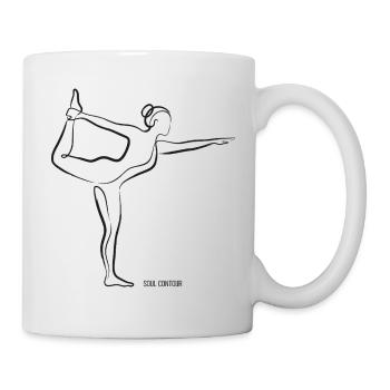 SOUL CONTOUR - Natarajasana - Tasse - Weiß - Rechts