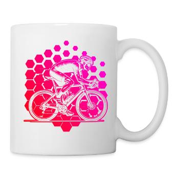 Motif nouveau vélo de route pour vélo de route - Mug blanc - blanc - Droite