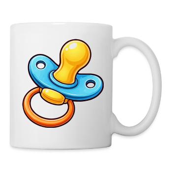Pacifier Cartoon Baby - Mug - white - Right