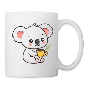 Koala Doux au Thé - Mug blanc - blanc - Droite