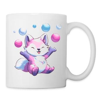 Pastel Fox Balloon Festival - Mug - white - Right