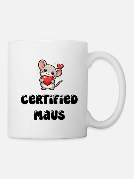 Certified Maus - Tasse - Weiß