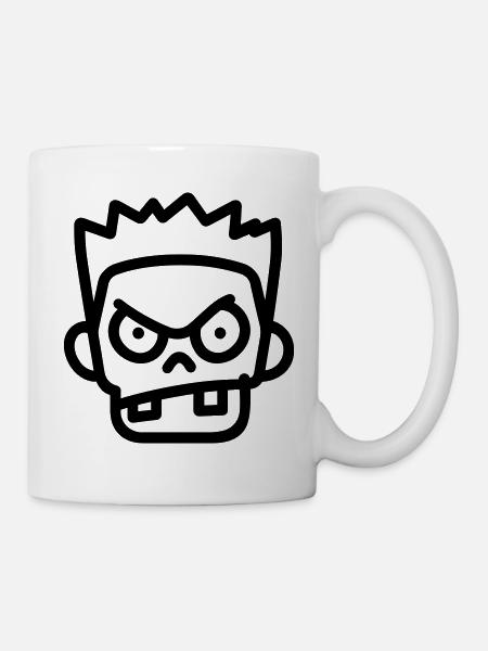 Zombie - Tasse - Weiß