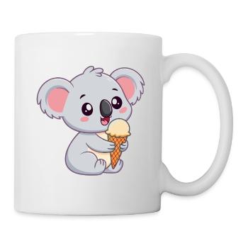 Koala gourmand à la glace - Mug - white - Right