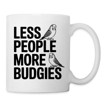 Plus de perruches ondulées - Mug blanc - blanc - Droite