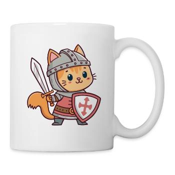 Heroic Knight Cat - Mug - white - Right