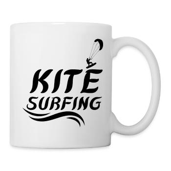 Kite Surfing – Extreme Water Sports Design for Sur - Mug - white - Right
