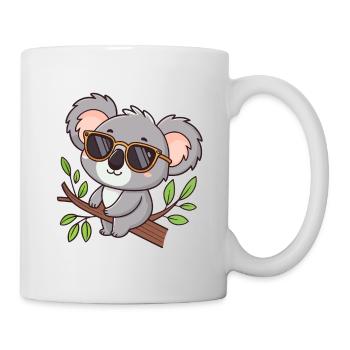 Koala chic glasses on temple - Mug - white - Right