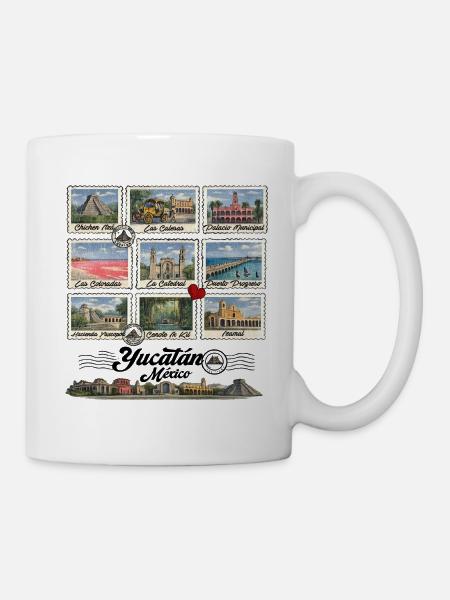 Visite du Yucatán - Mug blanc - blanc