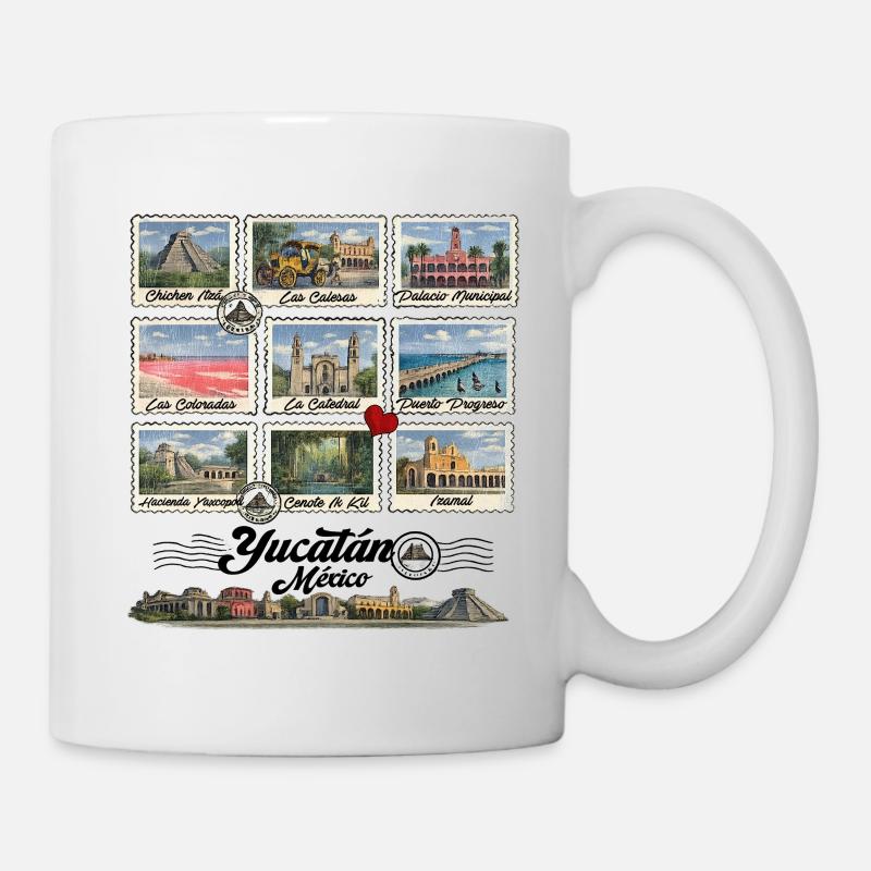 Visite du Yucatán - Mug blanc - blanc