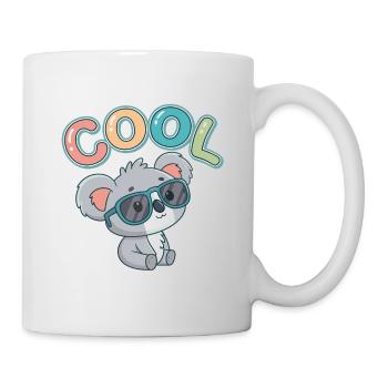 Koala Cool Pastell-Gläser - Tasse - Weiß - Rechts