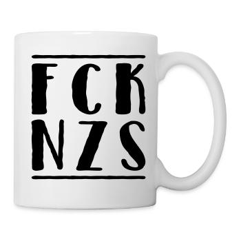 Fck Nzs - Tasse - Weiß - Rechts