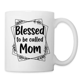 Happy To Be Mom Mom Gift - Mug - white - Right