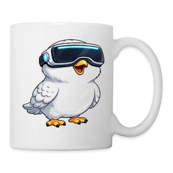Cool Owl Virtual Reality Gamer Gamer VR - Mug - white - Right