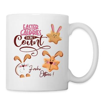 Osterfreude - Tasse - Weiß - Rechts