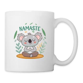 Koala Zen Namaste - Tasse - Weiß - Rechts