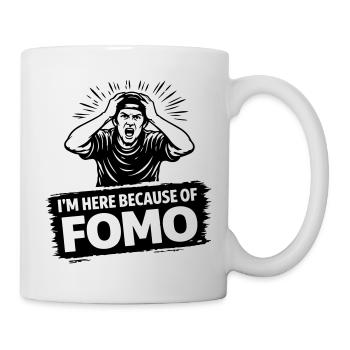 fear_of_fomo - Mug blanc - blanc - Droite