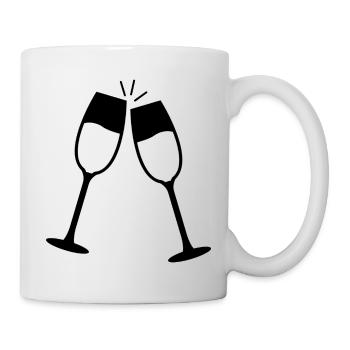 Toaste - Tasse - Weiß - Rechts