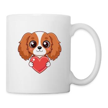 Chiot Coeur Doux - Mug blanc - blanc - Droite