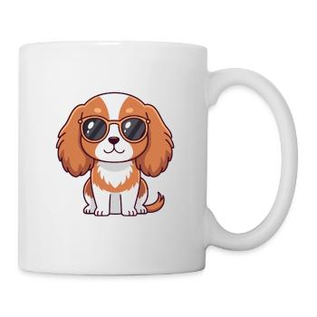 Classy Puppy Sunglasses - Mug - white - Right