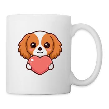 Cute Heart Puppy - Mug - white - Right