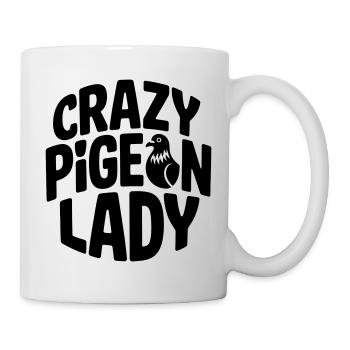 Pigeon Lover: Crazy Pigeon Lady - Mug - white - Right