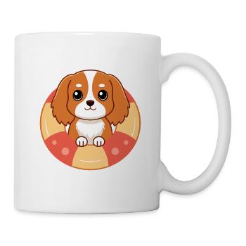 Welpenreiter auf Boje Sea Friend - Tasse - Weiß - Rechts