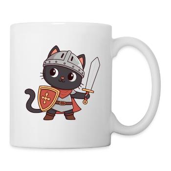 Black Cat Knight - Mug - white - Right
