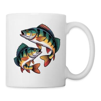 deux perches - Mug blanc - blanc - Droite