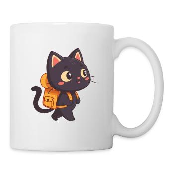 Adventurer Kitten and Orange Bag - Mug - white - Right