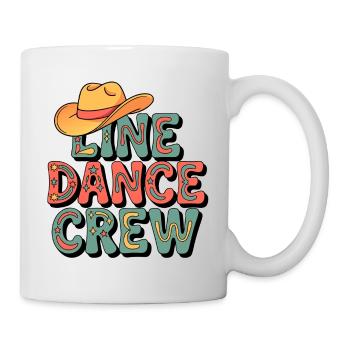 Line Dance Crew Retro - Mug - white - Right